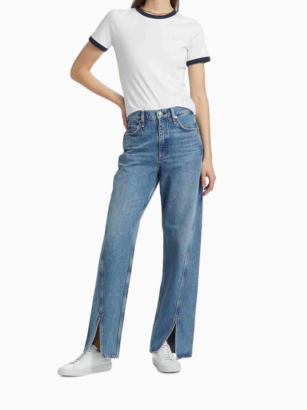 rag & bone Shea High-Rise Relaxed Straight Jeans - Picture 12 of 12